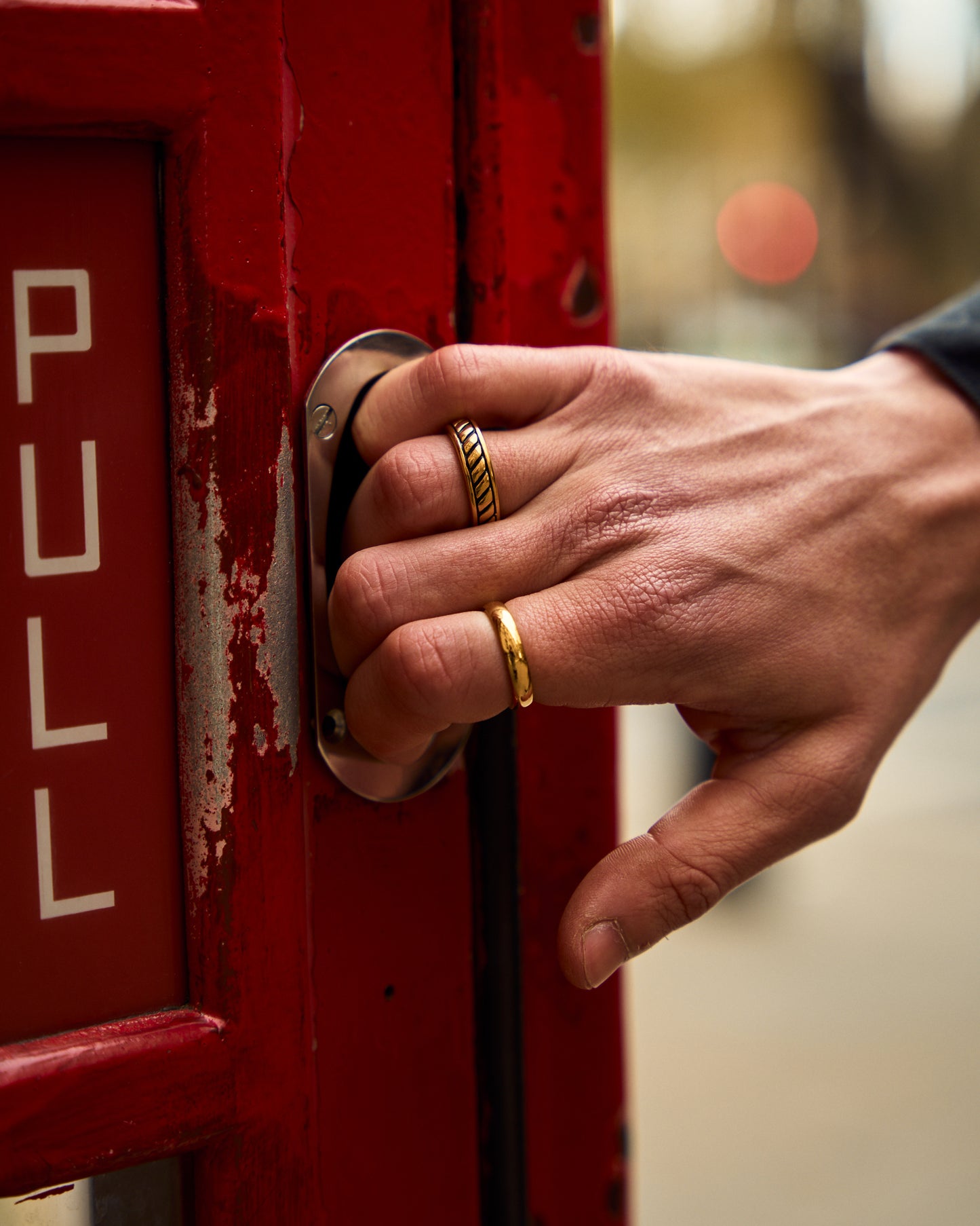 Round band ring (gold)