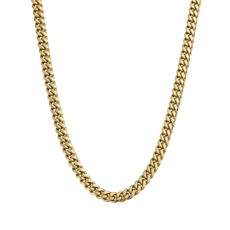 Cuban chain 5MM (gold)