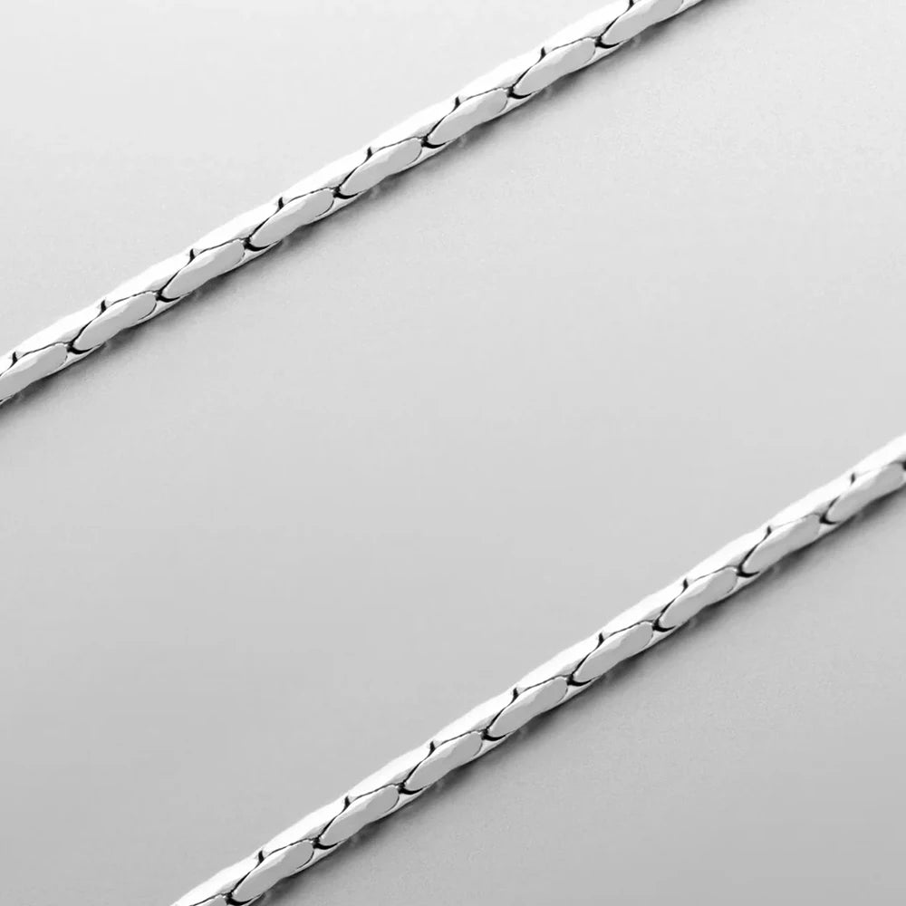 Wire chain necklace 1.5MM (silver)