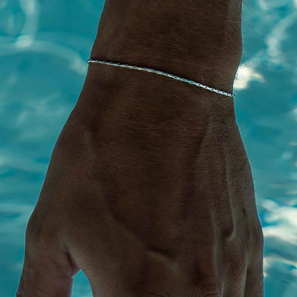 Wire chain bracelet 1.5MM (silver)