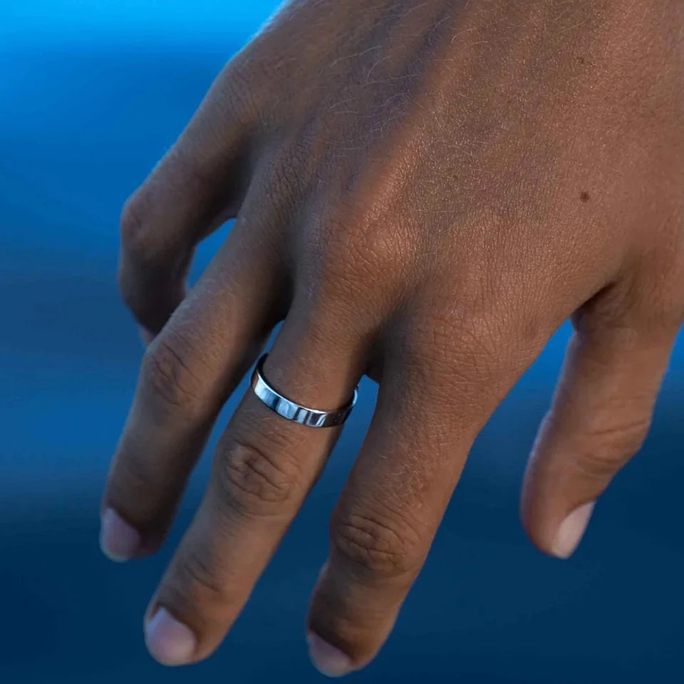4MM Unisize ring (silver)