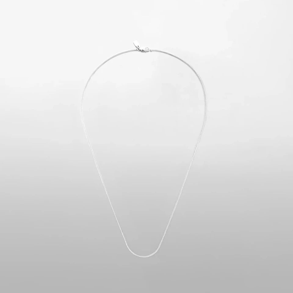 Square chain necklace 1.5MM (silver)