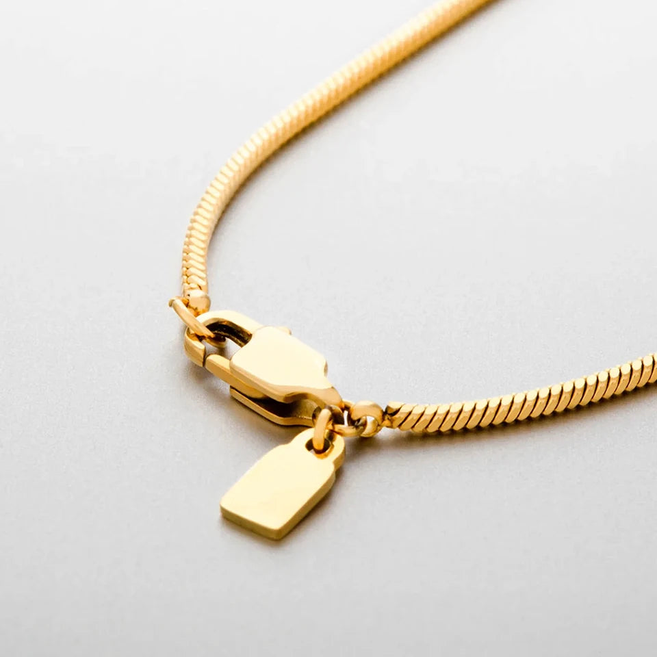 square chain necklace 1.5MM (gold)