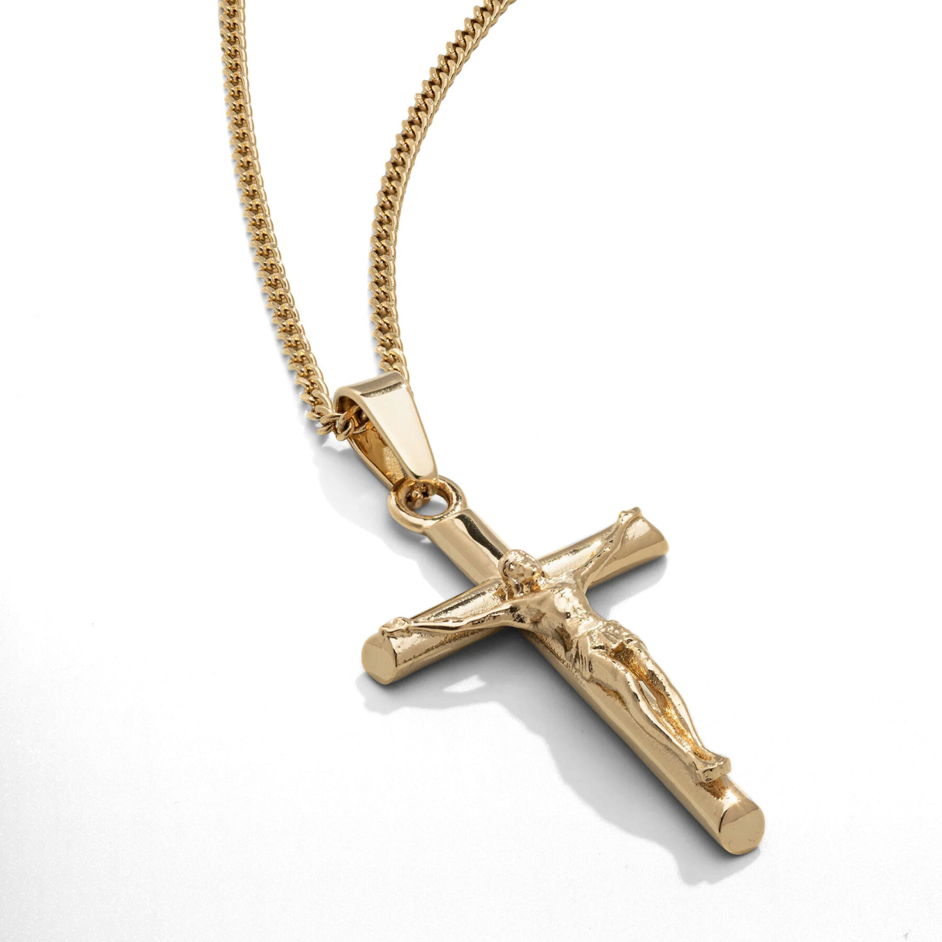 crucifix pendant (gold)