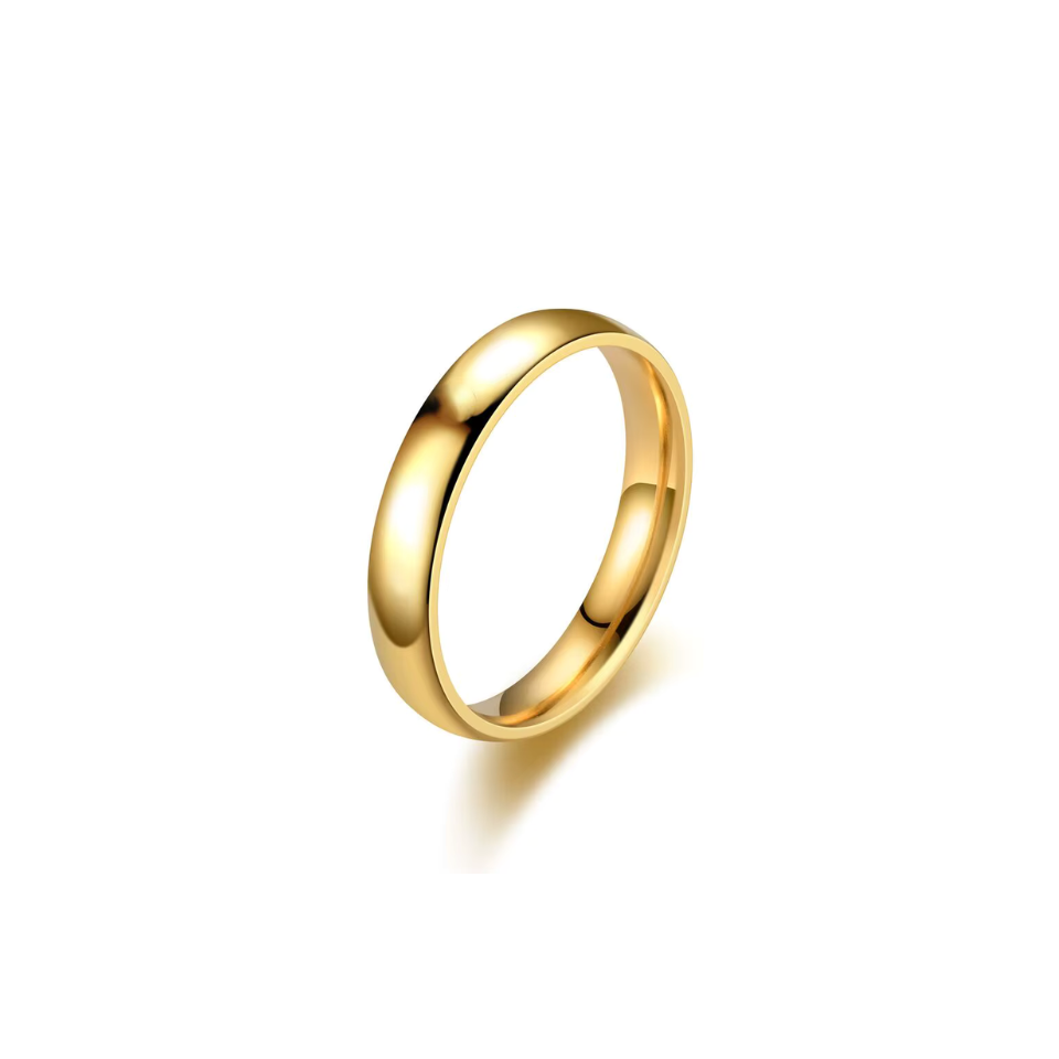 Round band ring (gold)