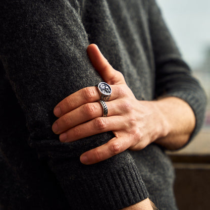 St. Christopher ring (silver)