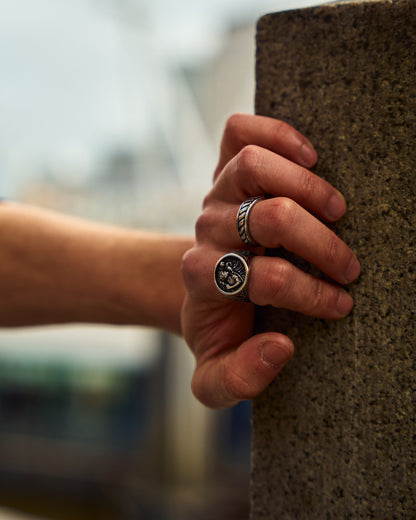 St. Christopher ring (silver)