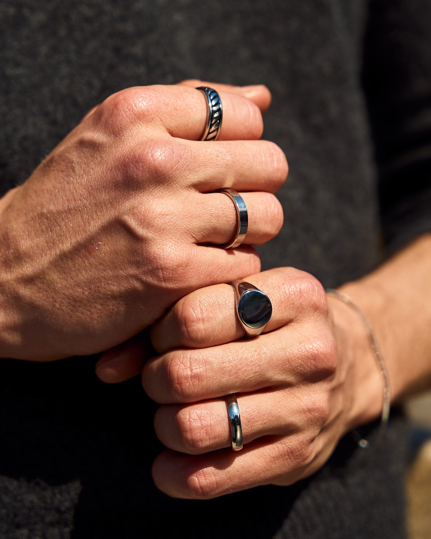 Flat band ring (silver)