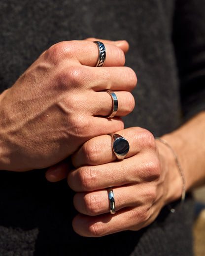 Flat band ring (silver)