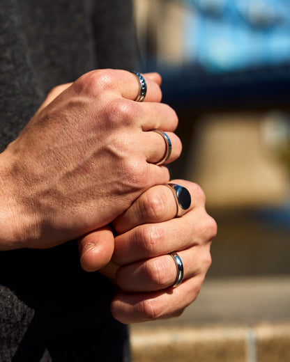 Round band ring (silver)