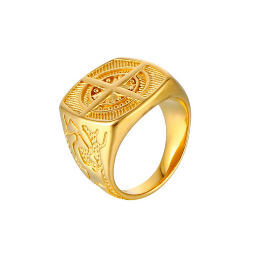 Compass ring (gold)