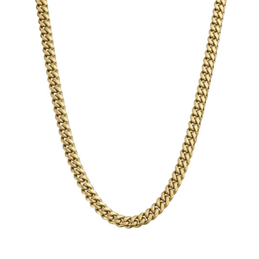 Cuban chain 5MM (gold)