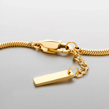 Square chain bracelet 1.5MM (gold)