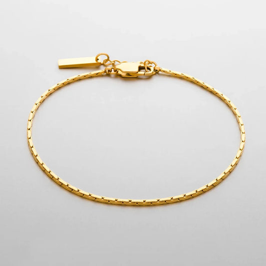 Wire chain bracelet 1.5MM(gold)