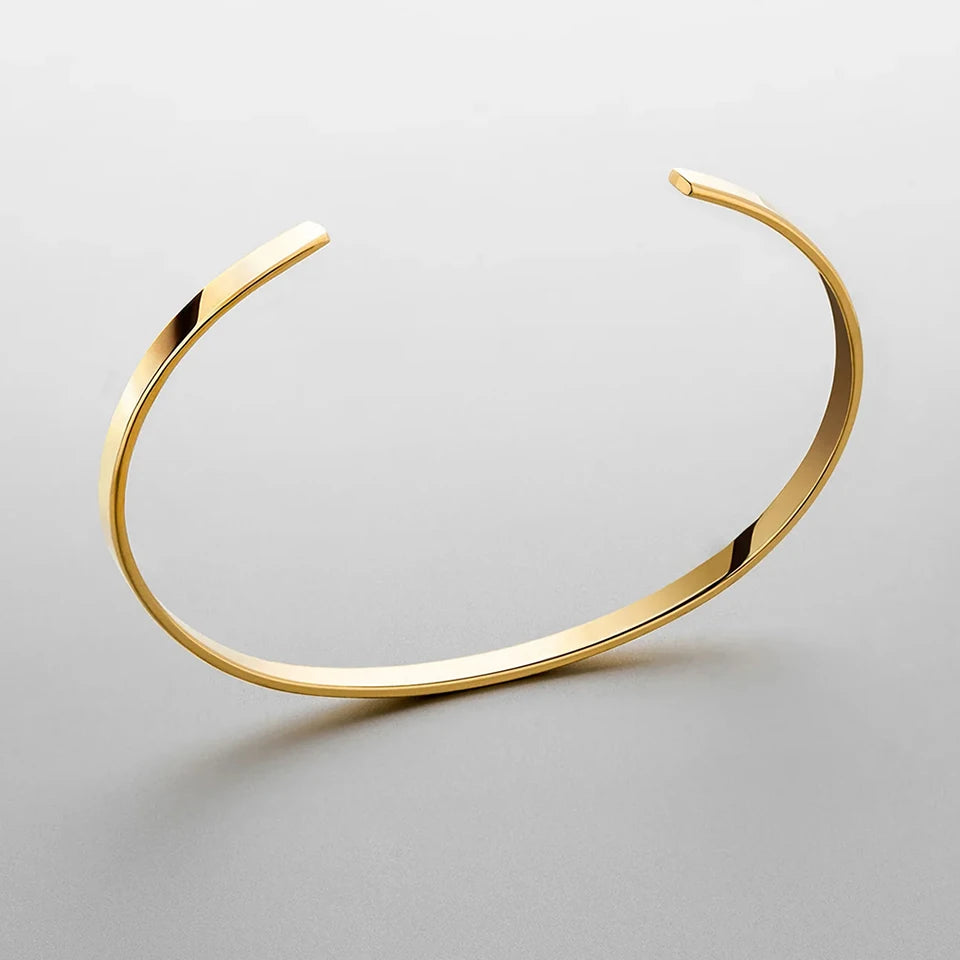 5MM unisize cuff bracelet (gold)