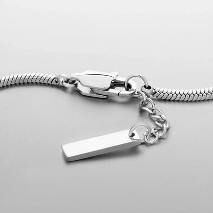 Square chain bracelet 1.5MM (silver)