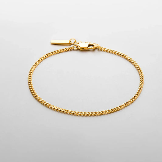Classic chain bracelet 1.5MM (gold)