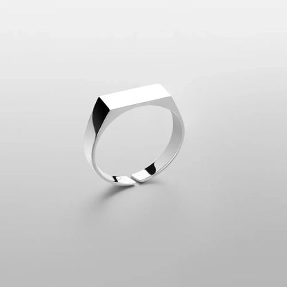 Unisize signet ring (silver)