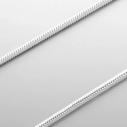 Square chain necklace 1.5MM (silver)
