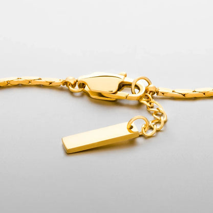 Wire chain bracelet 1.5MM(gold)