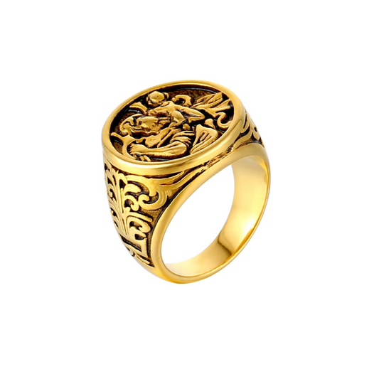 St. Christopher ring (gold)