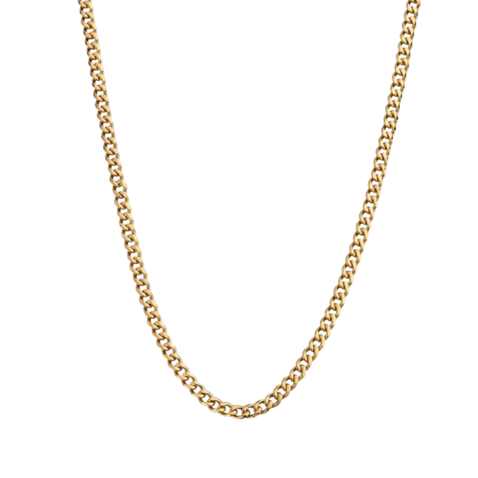 cuban chain 3MM (gold)