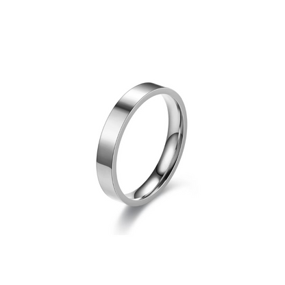 Flat band ring (silver)