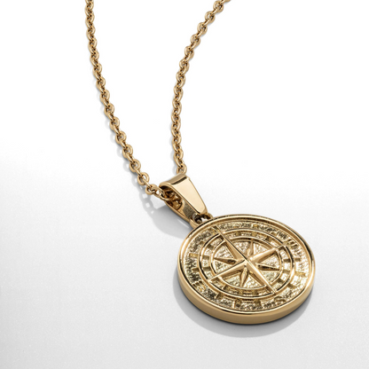 compass pendant (gold)