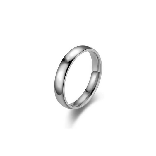 Round band ring (silver)