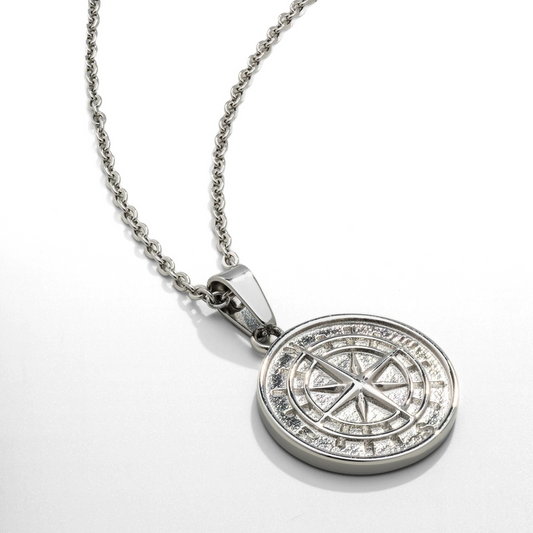 compass pendant (silver)